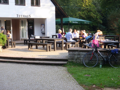 An actual Tea House (Teehaus).